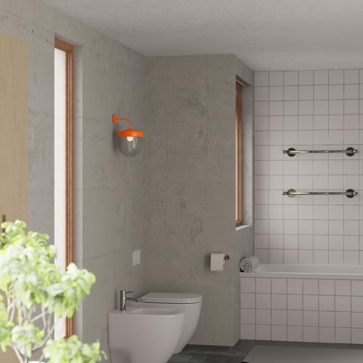 Pan vegglampe klar 30 cm, Oransje Noon