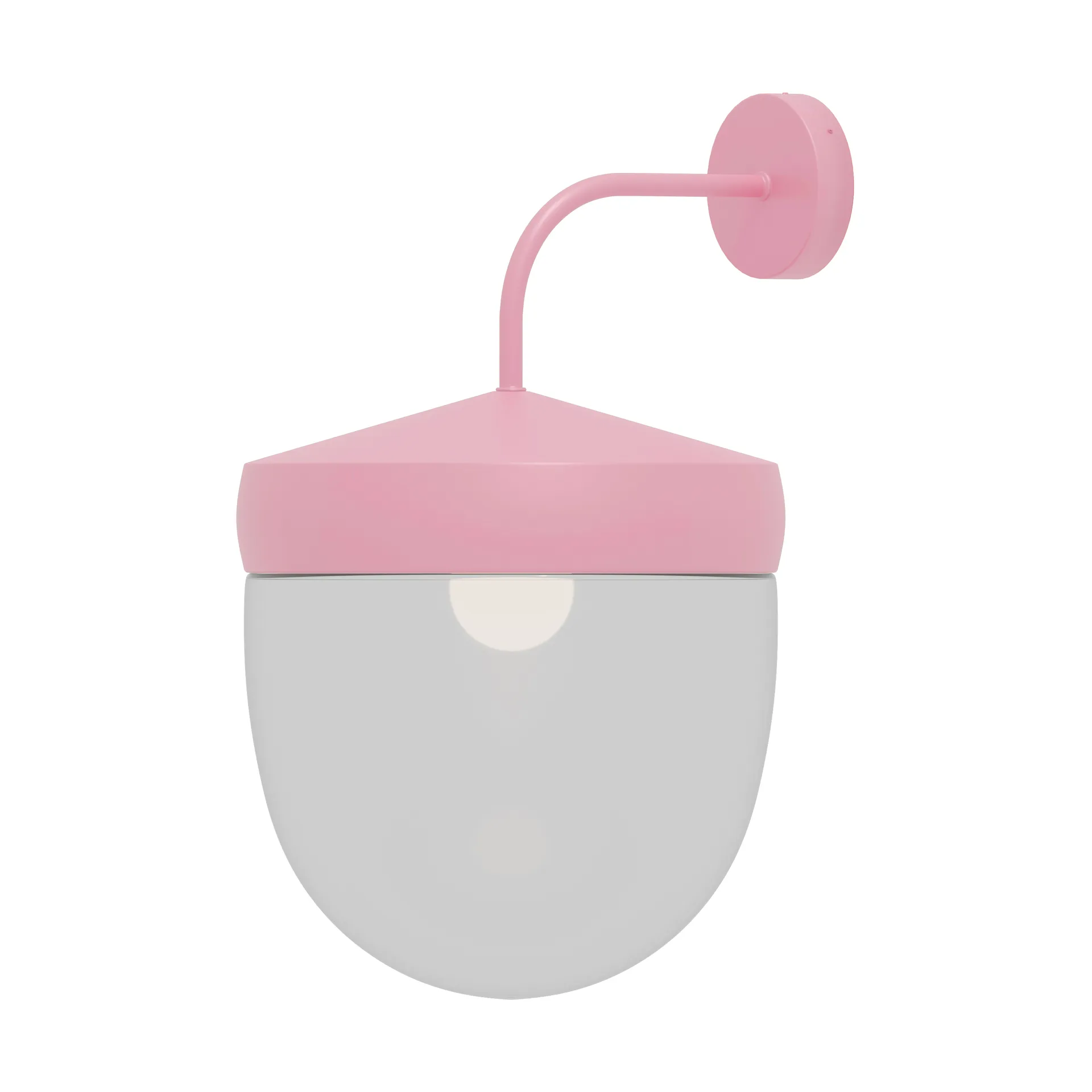 Pan vegglampe klar 30 cm, Rosa Noon