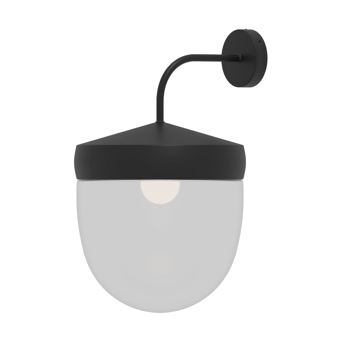 Bilde av Noon Pan vegglampe klar 30 cm Svart