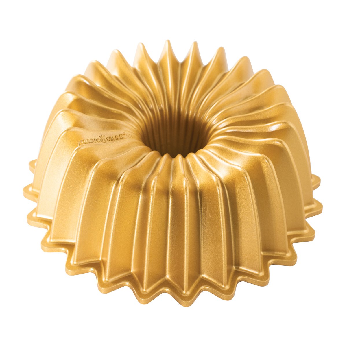 Nordic Ware 5 cup Brilliance Bundt kakeform 1,2 L | Skandinavisk Design | Kakeformer & Pepperkakeformer | Gullfarge