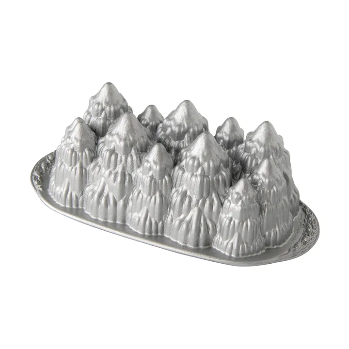Nordic Ware Alpine forest bakeform - Sølv - Nordic Ware