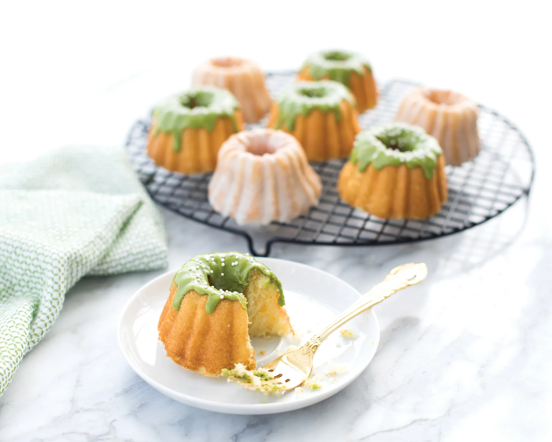 Nordic Ware anniversary bundtlette bakeform sølv, 1,1 l Nordic Ware