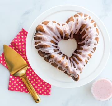 Nordic Ware Elegant Heart Bundt kakeform - 2,4 L - Nordic Ware