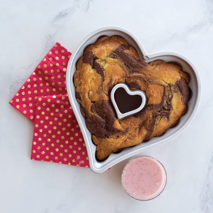 Nordic Ware Elegant Heart Bundt kakeform, 2,4 L Nordic Ware