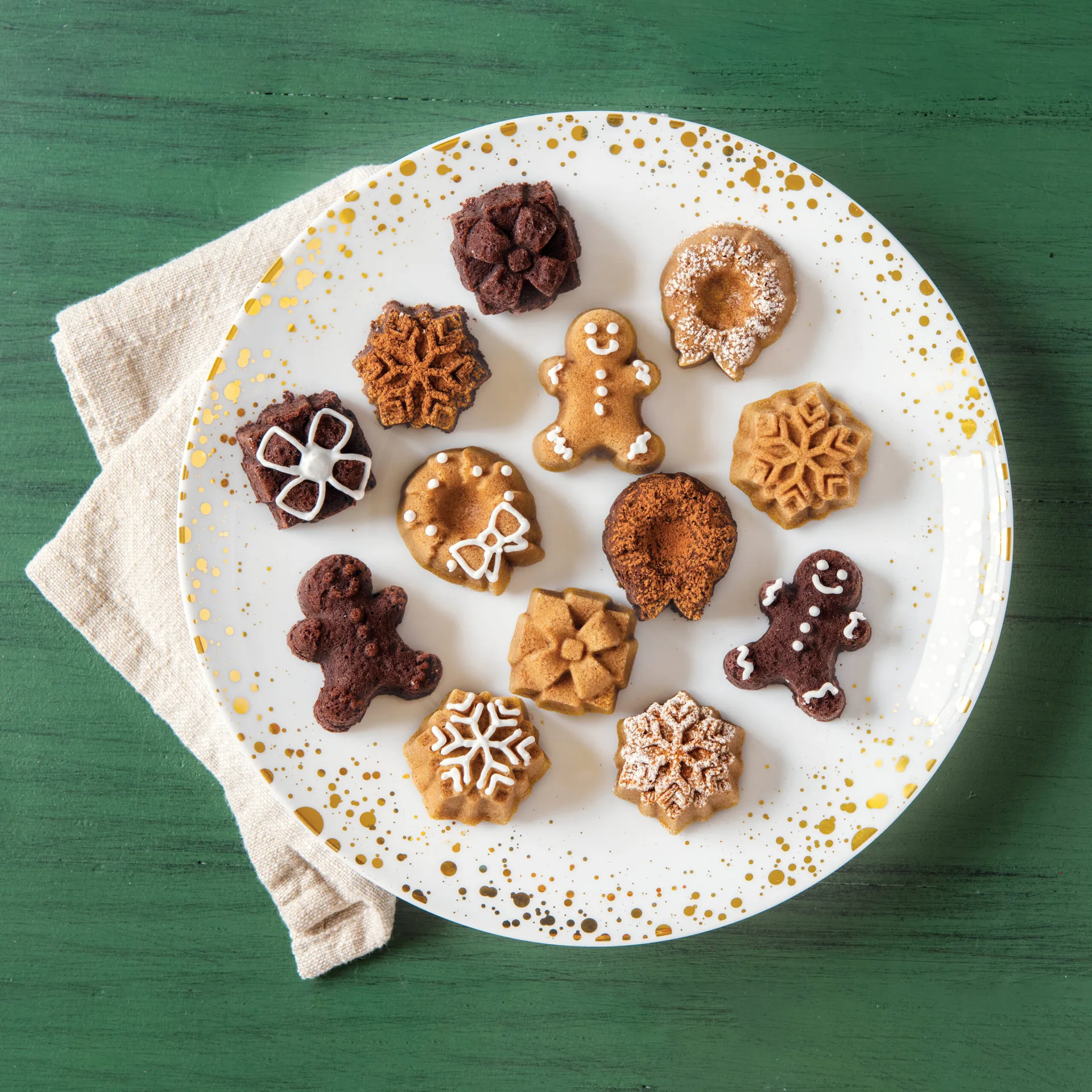 Nordic Ware Holiday Tea Cake kakeform, Silver Nordic Ware