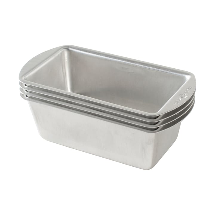 Nordic Ware Naturals Mini Loaf brødform 4-pakning - Aluminium - Nordic Ware