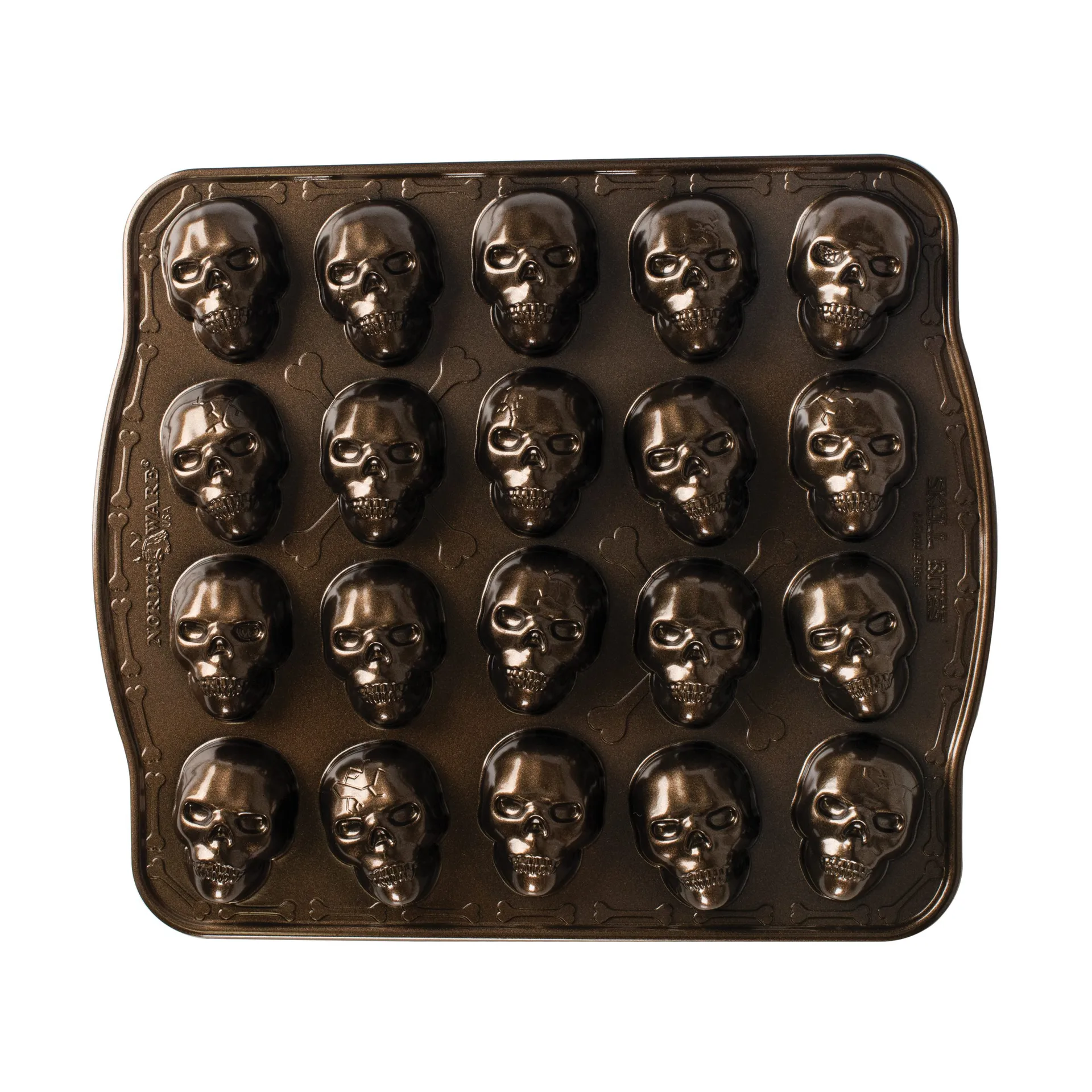 Nordic Ware Skull Bites kakeform, Bronse Nordic Ware