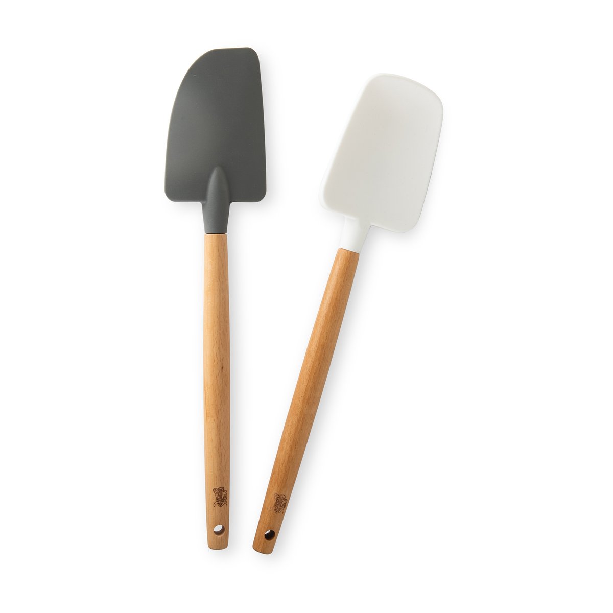 Nordic Ware slikkepott bøk 2-pakning Svart, hvit | Skandinavisk Design | Slikkepotter & Deigskrapere | Brun