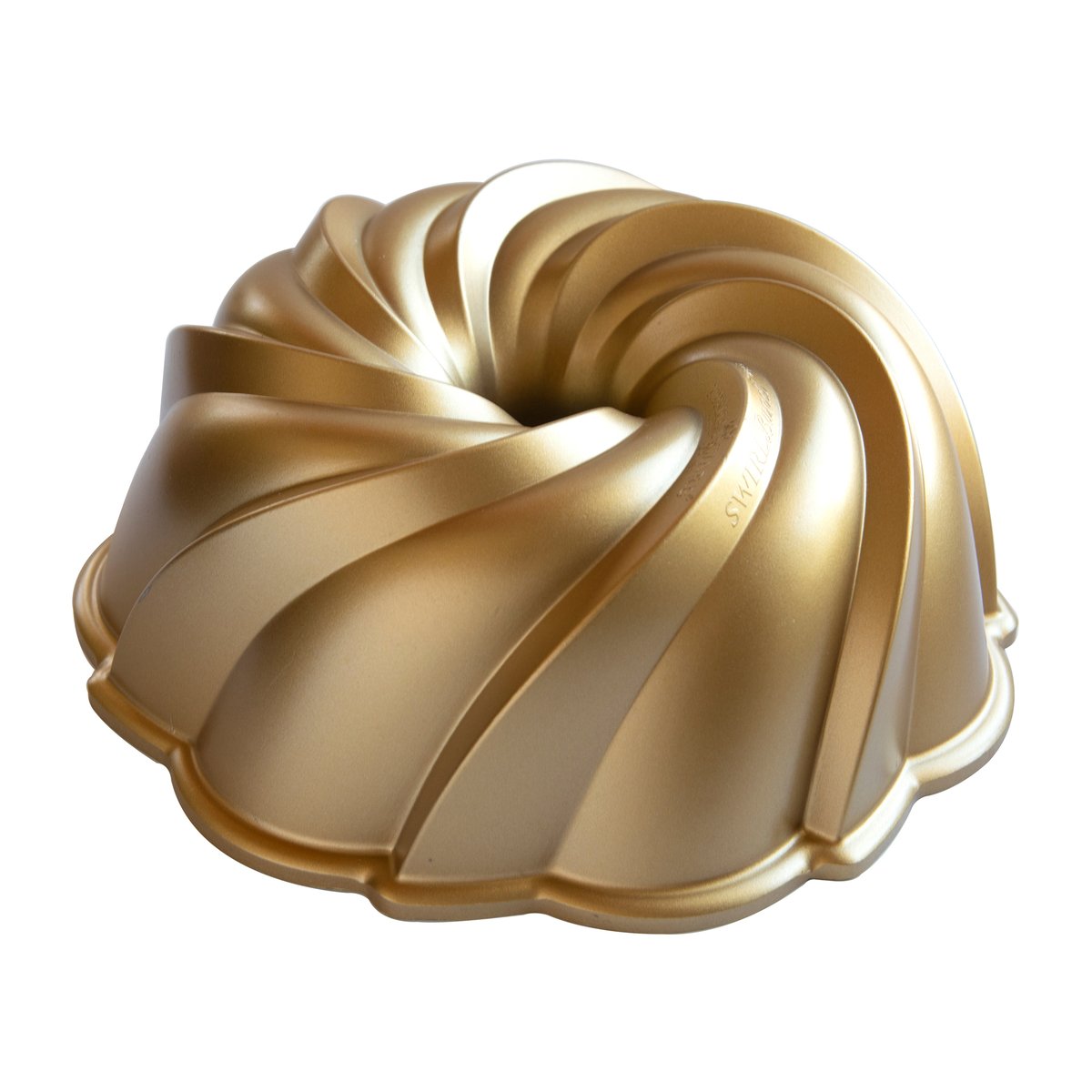 Nordic Ware Swirl Bundt kakeform 2,4 L | Skandinavisk Design | Kakeformer & Pepperkakeformer | Gullfarge