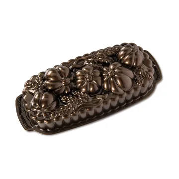 Nordic Ware Wheat & Pumpkin brødform 1,4 L - Bronse - Nordic Ware