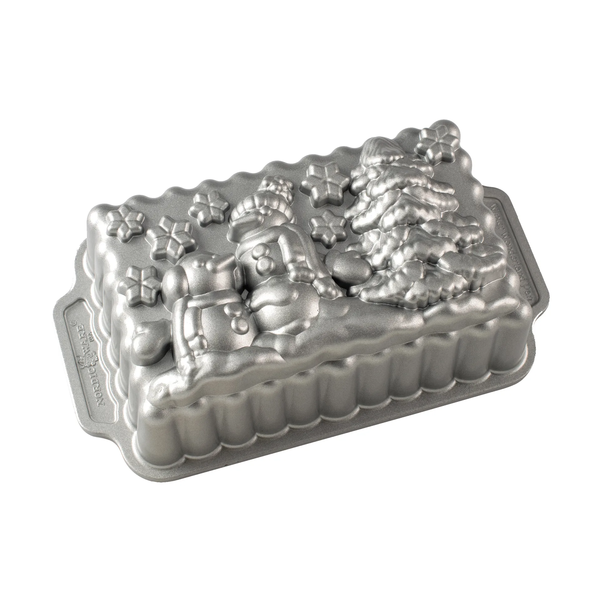 Nordic Ware Winter Wonderland brødform 1,4 L, Silver Nordic Ware