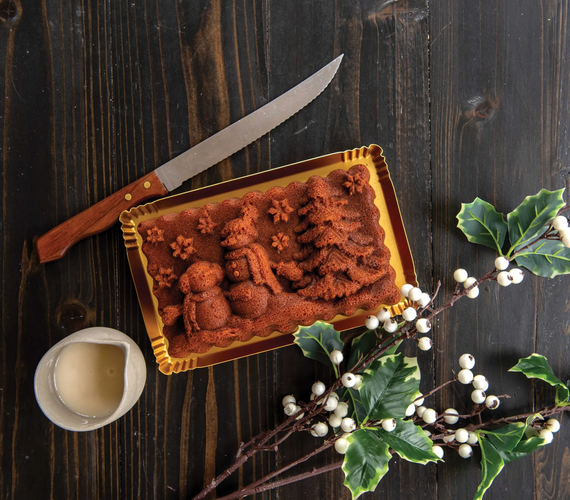 Nordic Ware Winter Wonderland brødform 1,4 L, Silver Nordic Ware