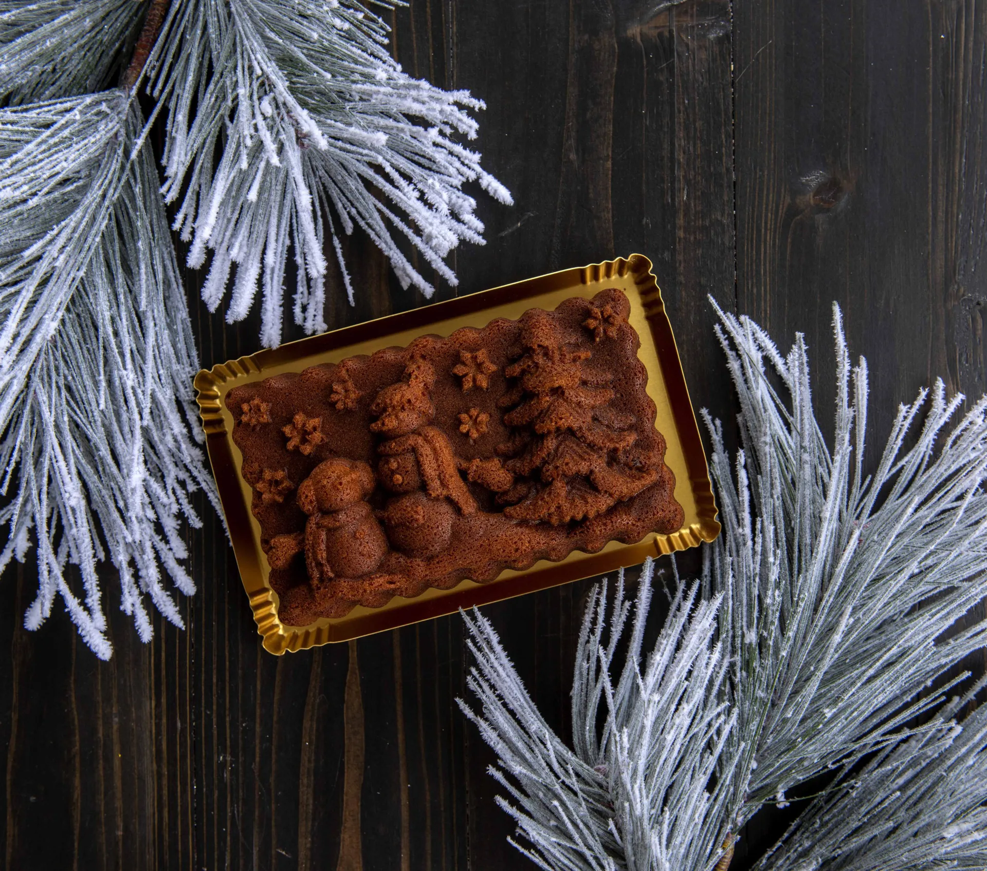 Nordic Ware Winter Wonderland brødform 1,4 L, Silver Nordic Ware