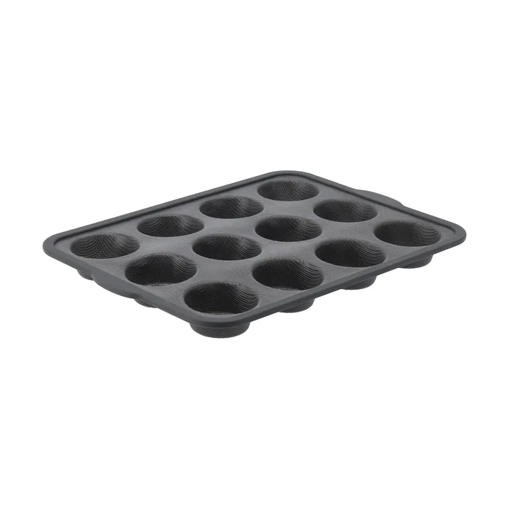 BAKE silikonform med forsterket ramme - Muffins, 12 stk - Nordwik