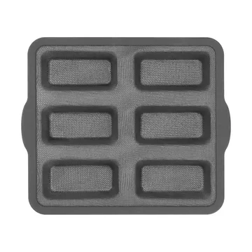 BAKE silikonform med forsterket ramme - Rektangulær, 6 stk., 26,2x22,1 cm - Nordwik