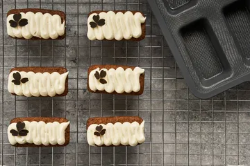 BAKE silikonform med forsterket ramme - Rektangulær, 6 stk., 26,2x22,1 cm - Nordwik