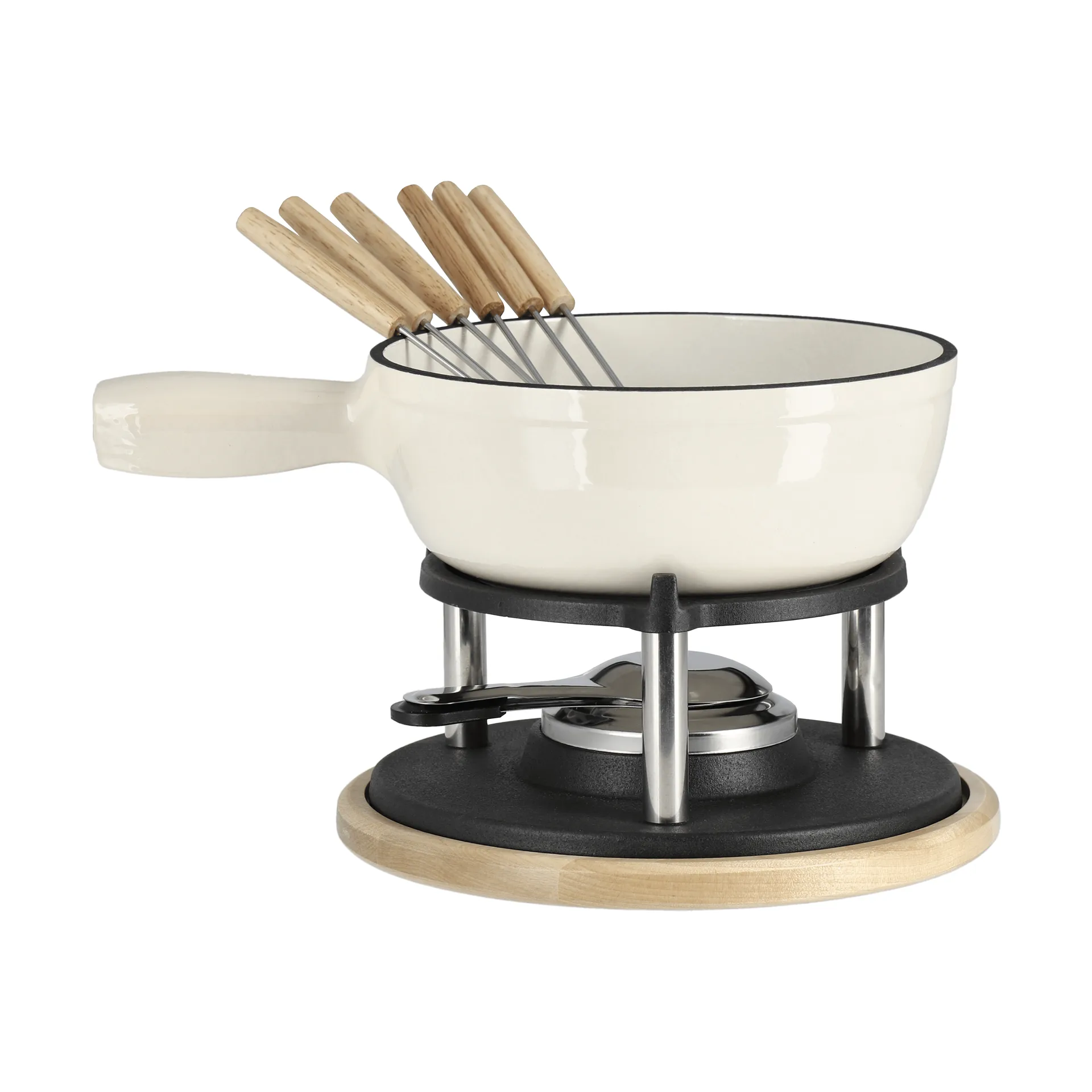 Emaljert fonduegryte, Krem, 1,8 l Nordwik