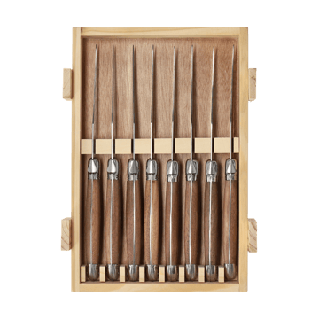 Nordwik grillkniv 8-pakning - Rustfritt stål-tre - Nordwik