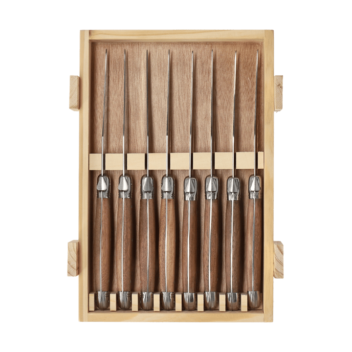 Nordwik grillkniv 8-pakning, Rustfritt stål-tre Nordwik