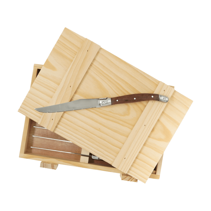 Nordwik grillkniv 8-pakning, Rustfritt stål-tre Nordwik