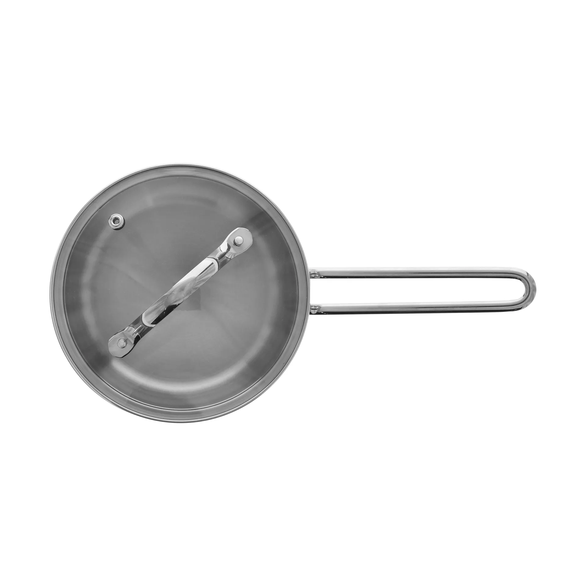 Nordwik kasserolle med glasslokk 1,3 liter, Rustfritt stål Nordwik
