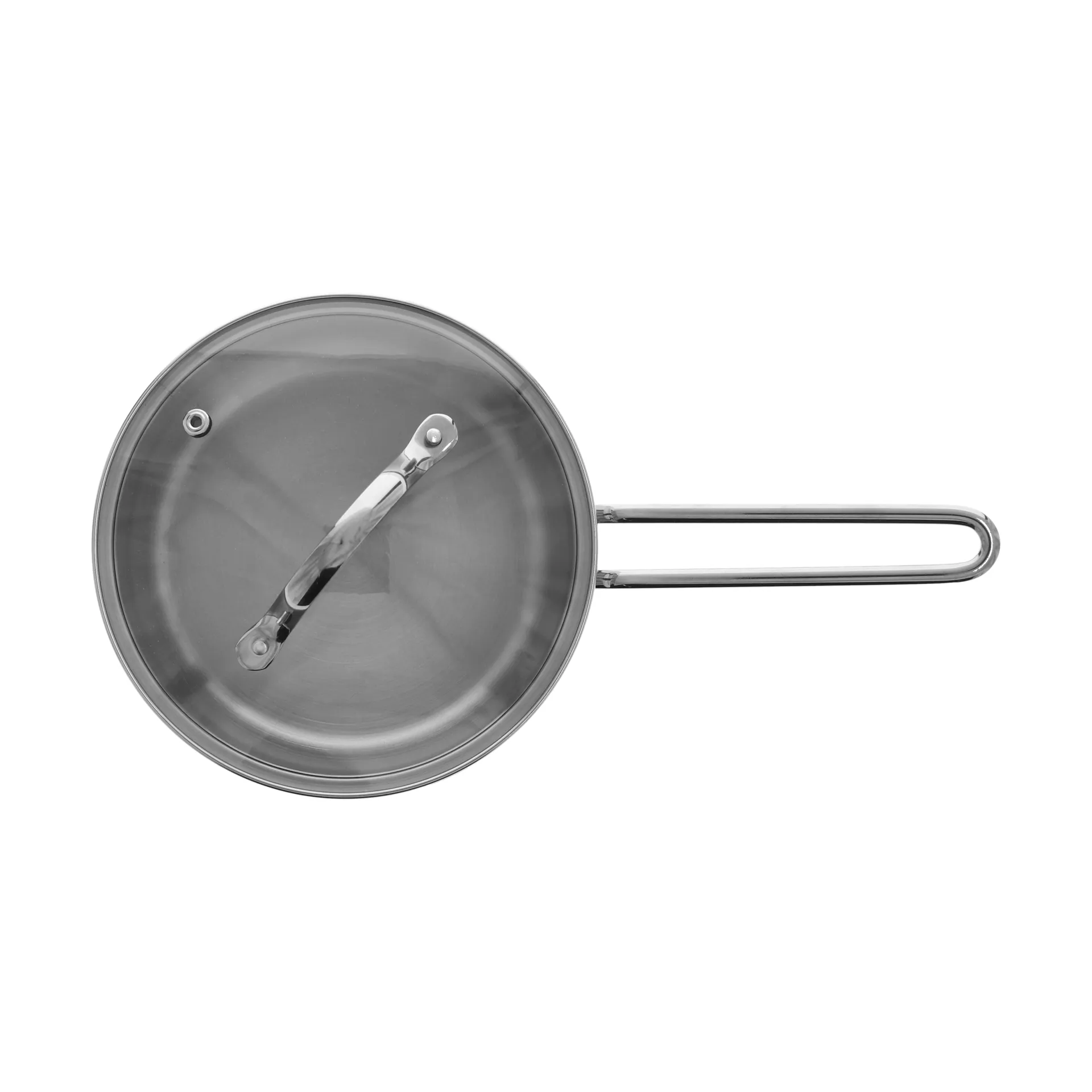 Nordwik kasserolle med glasslokk 1,9 liter, Rustfritt stål Nordwik