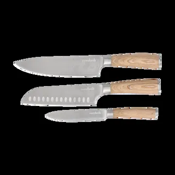 Nordwik knivsett 3 deler - Pakka tre - Nordwik