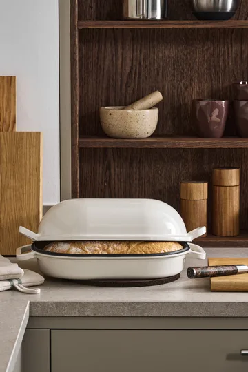 Nordwik Levain brødform emaljert 39x26 cm - Krem - Nordwik