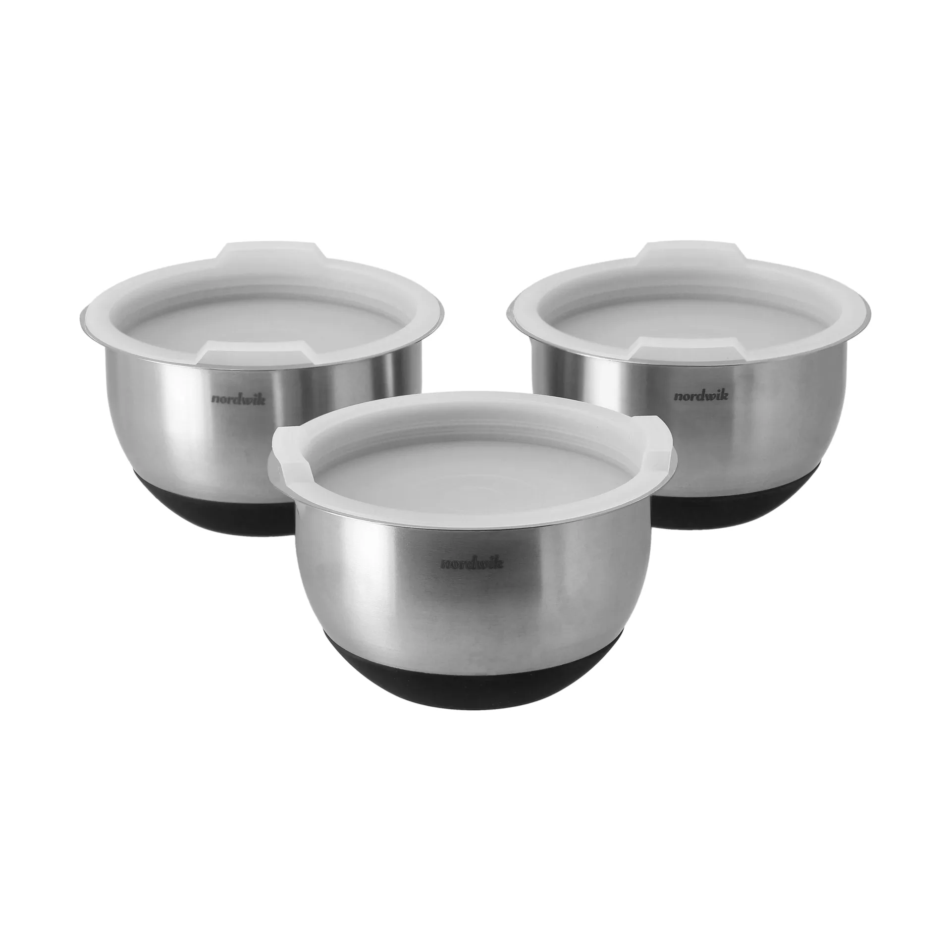 Nordwik minibolle med lokk premium, 3-pakning Nordwik