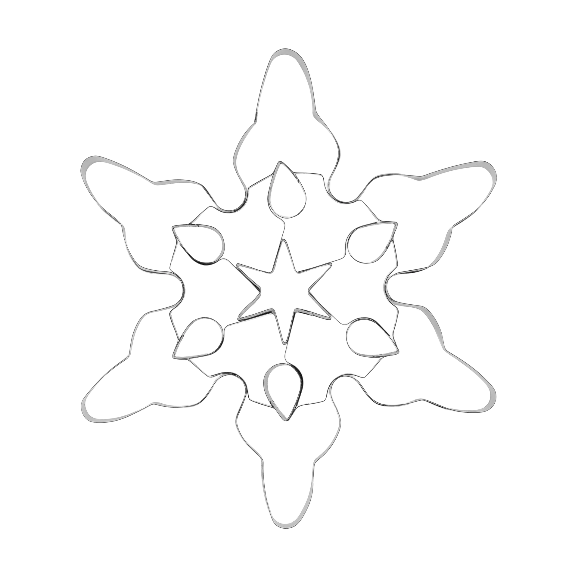Nordwik pepperkakeform snøfnugg, Mellom Nordwik