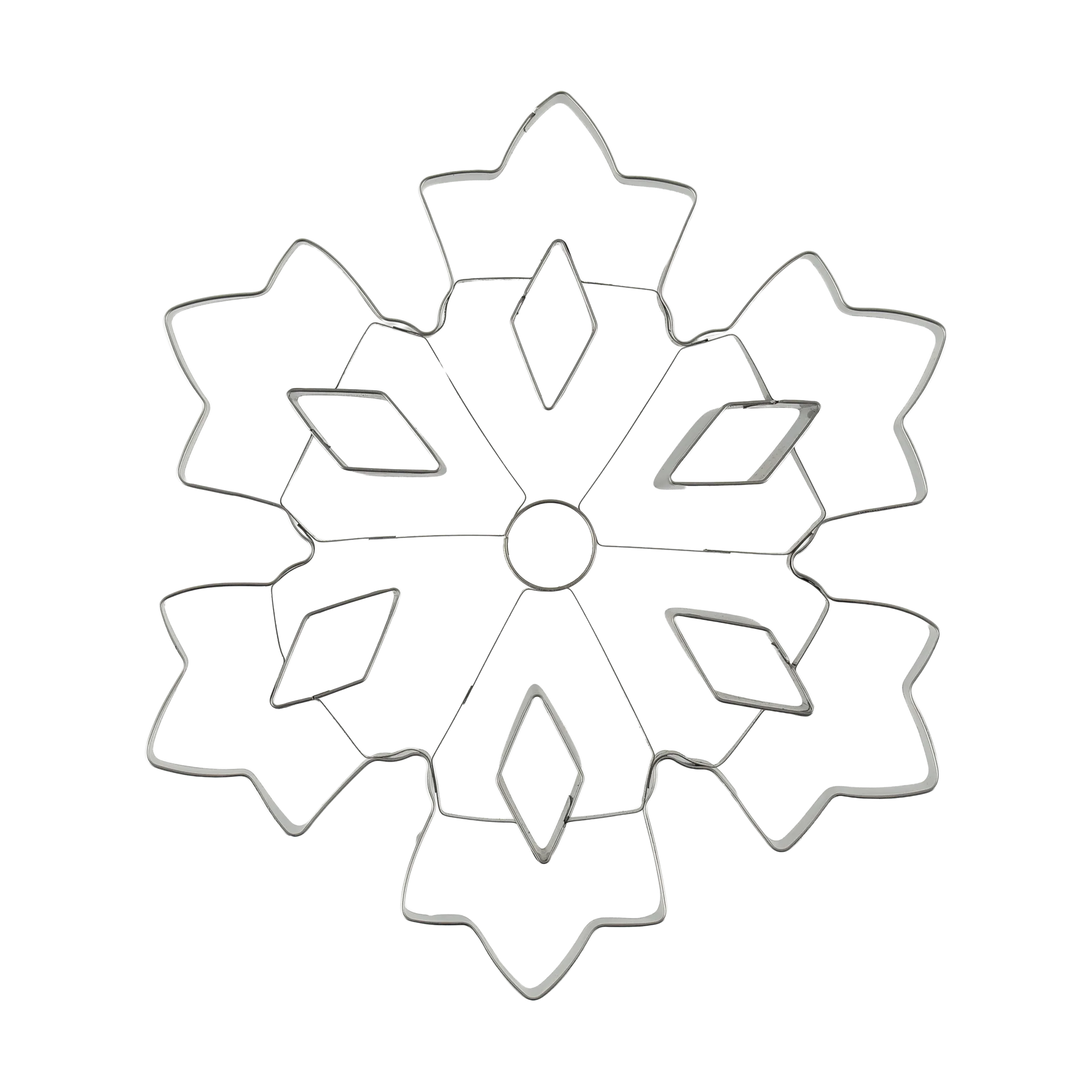 Nordwik pepperkakeform snøfnugg, Stor Nordwik