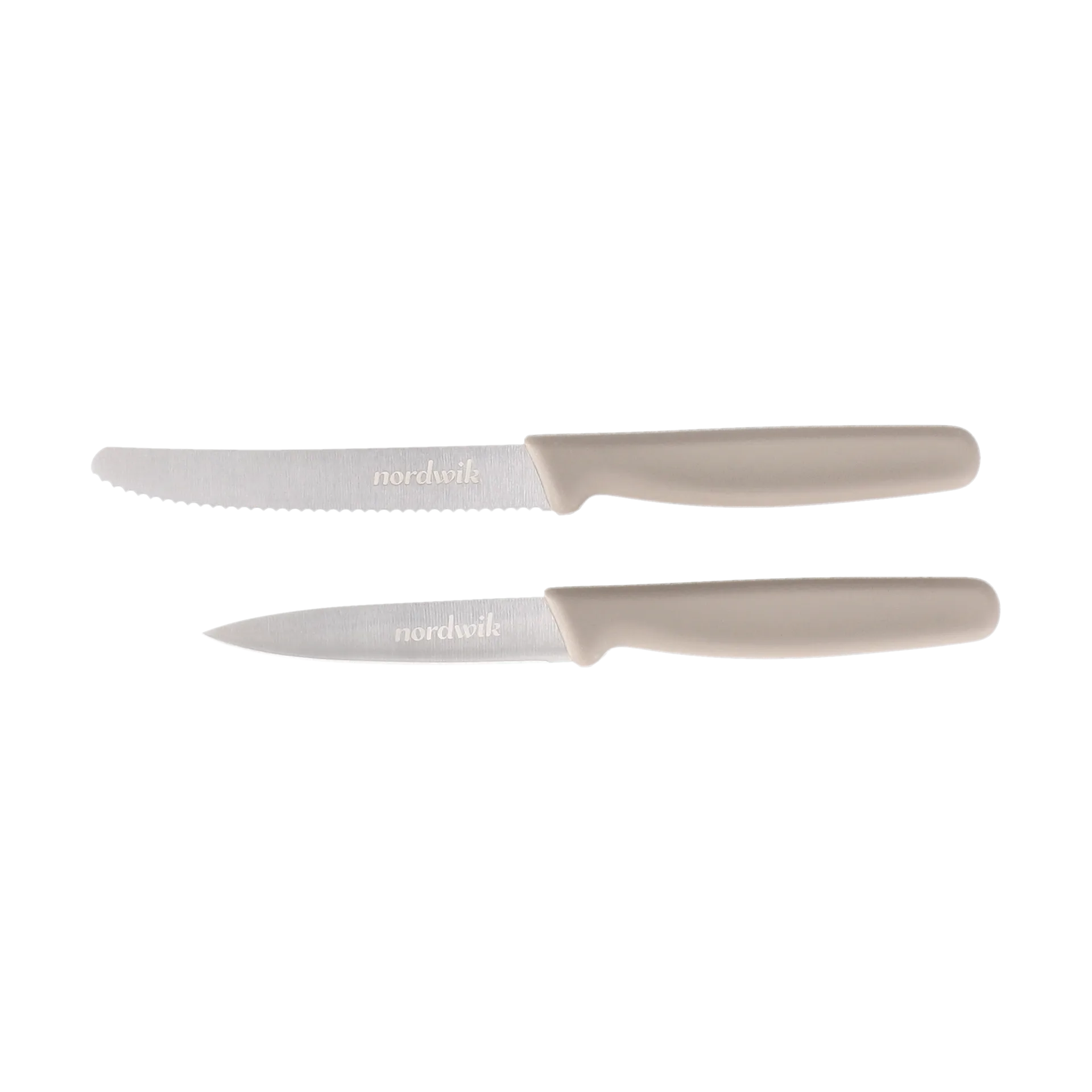 Nordwik skrellekniv 2 deler, Taupe Nordwik
