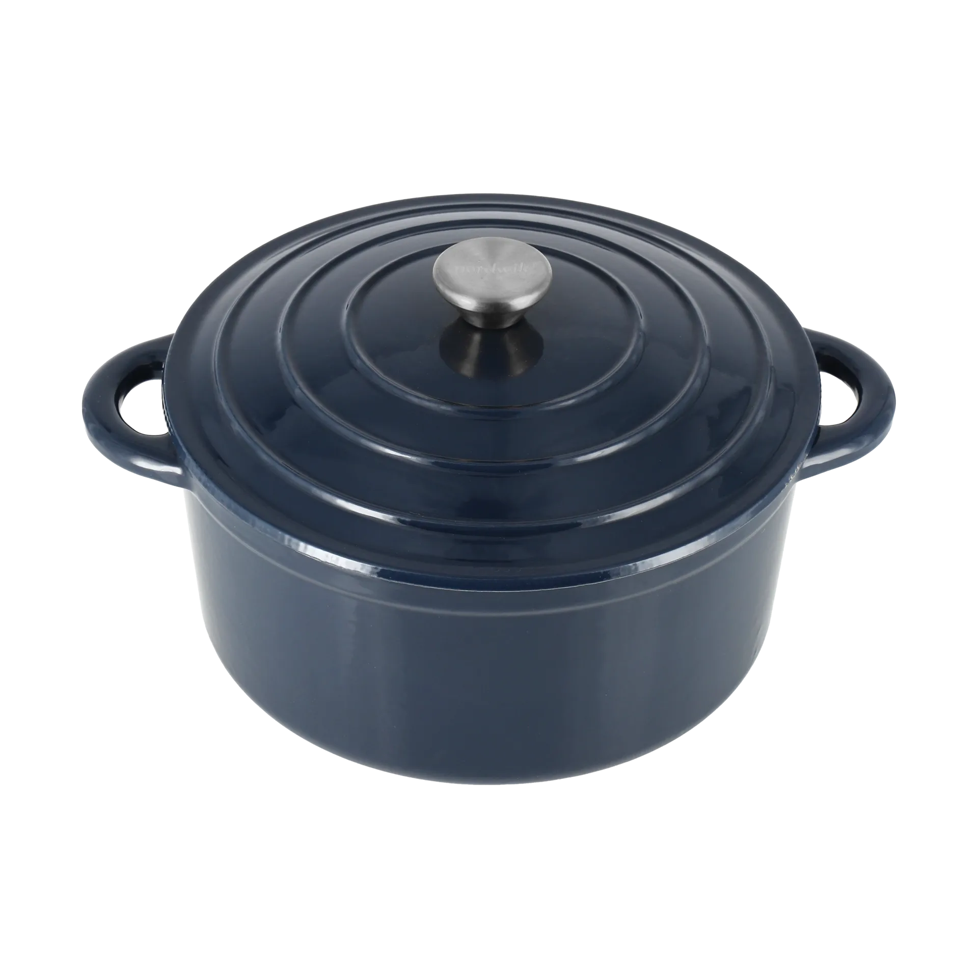 Nordwik støpejernsgryte rund 5 l, Mørk blå Nordwik