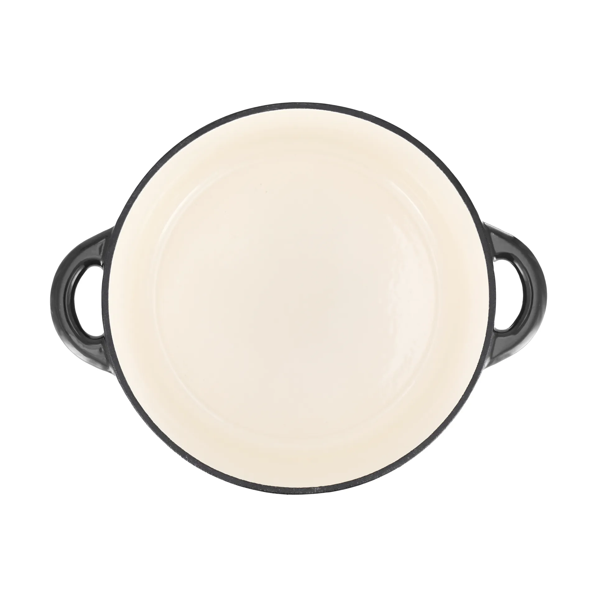 Nordwik støpejernsgryte rund 5 l, Svart-sølv Nordwik