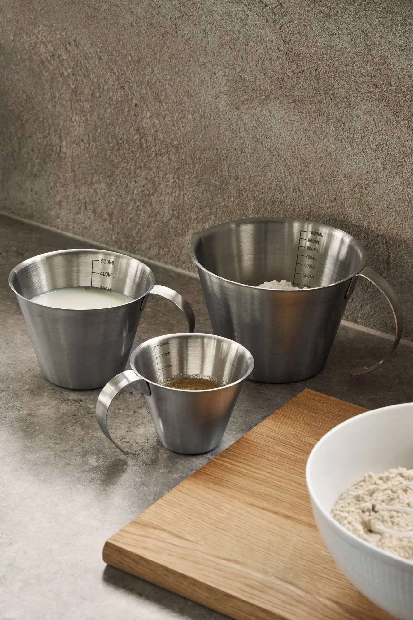 PREP målekanne, Rustfritt stål, 1 L Nordwik