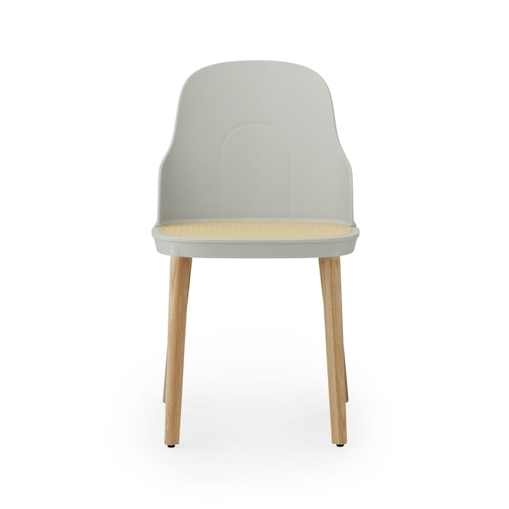Allez molded wicker stol - Warm Grey-eik - Normann Copenhagen