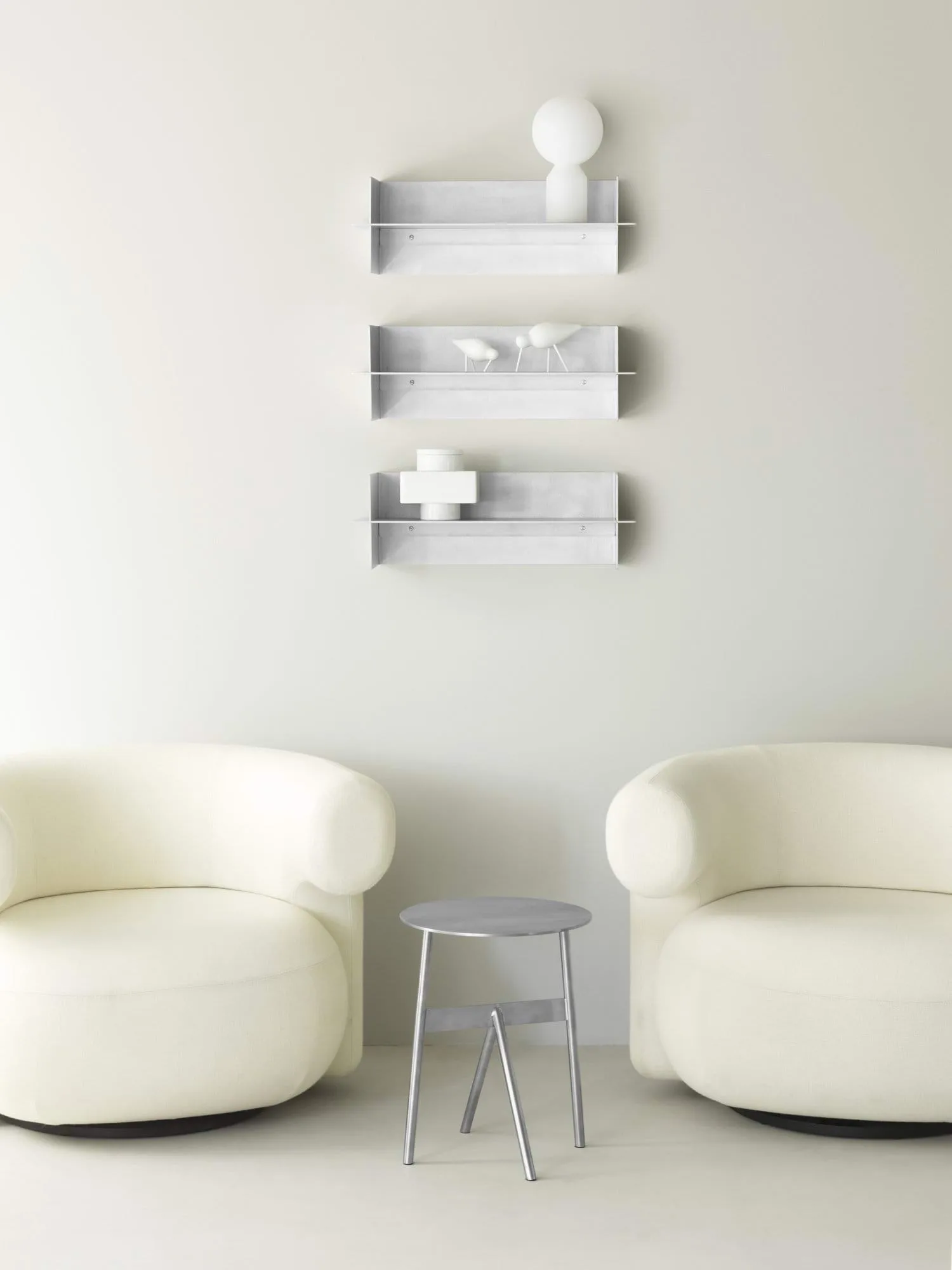 Alu Shelf hylle 60 cm, Aluminium Normann Copenhagen