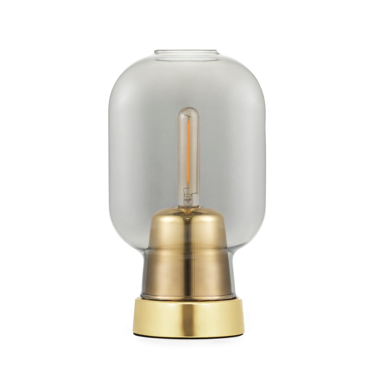 Bilde av Normann Copenhagen Amp bordlampe grå-messing