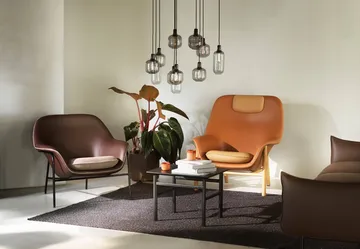 Amp lampe liten - grå-sort - Normann Copenhagen