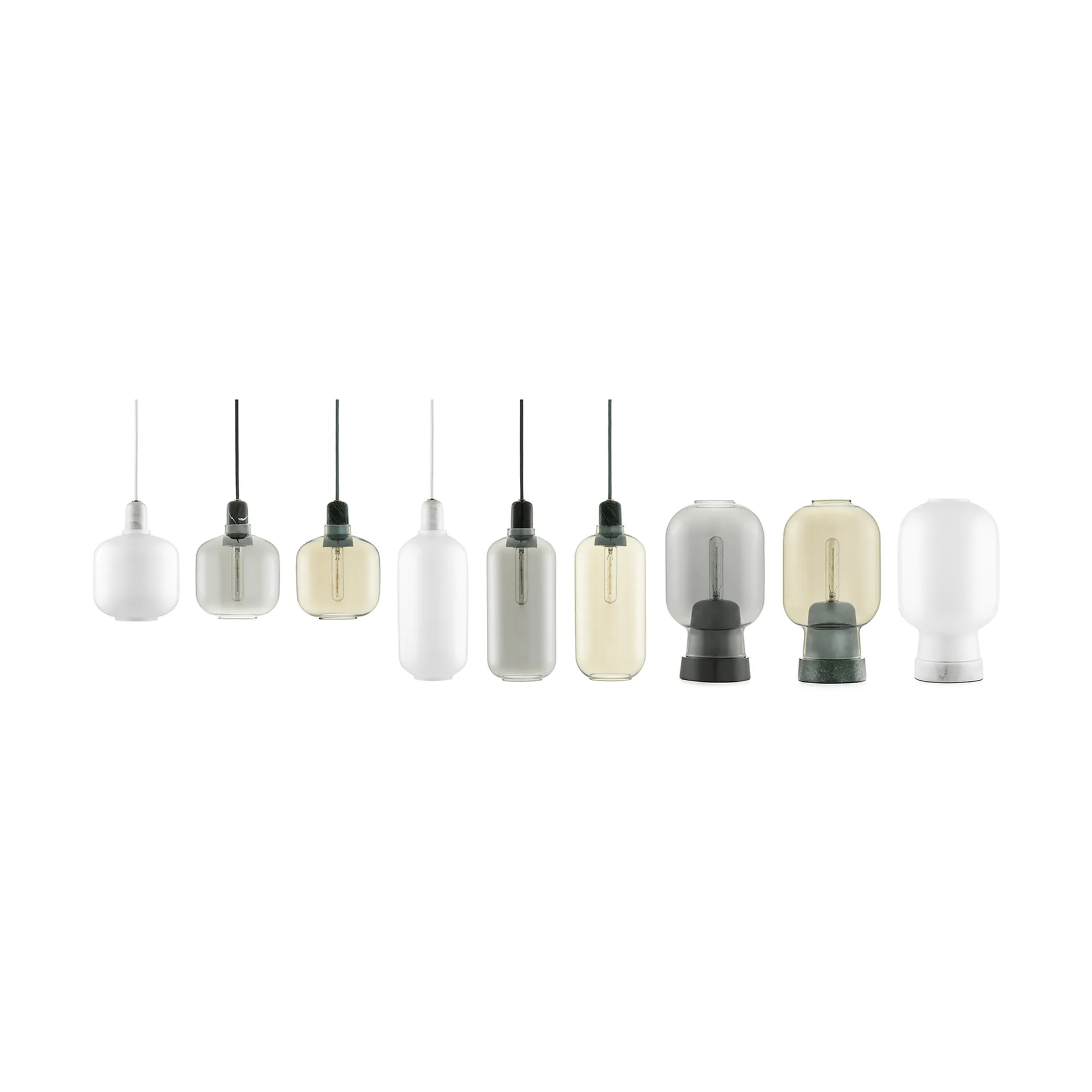 Amp lampe liten, hvit Normann Copenhagen