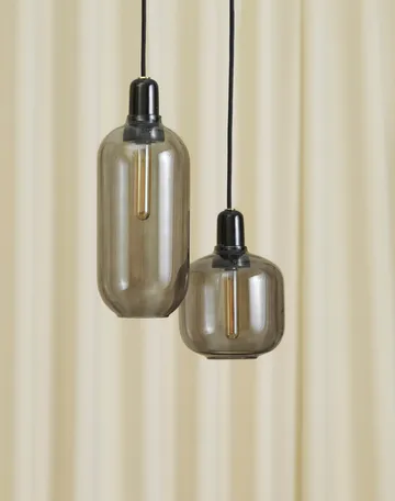 Amp lampe stor - grå-sort - Normann Copenhagen