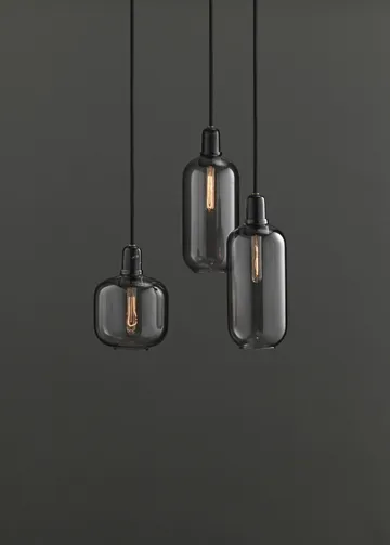 Amp lampe stor - grå-sort - Normann Copenhagen