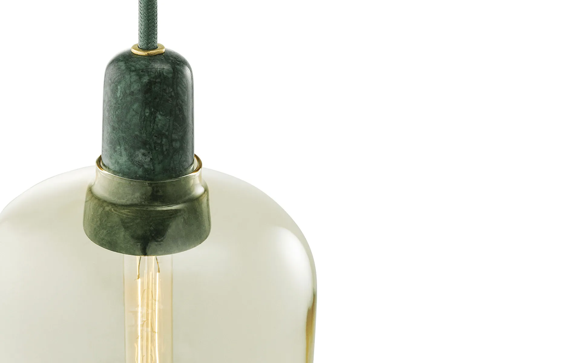 Amp lampe stor, gull-grønn Normann Copenhagen