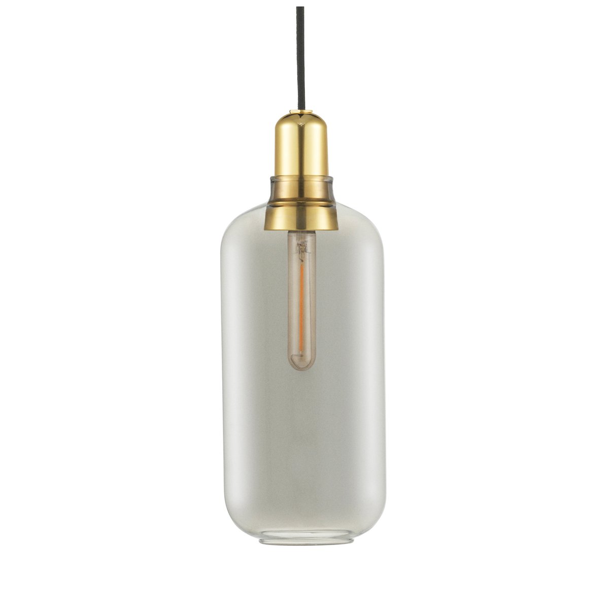 Bilde av Normann Copenhagen Amp lampe stor Smoke-messing
