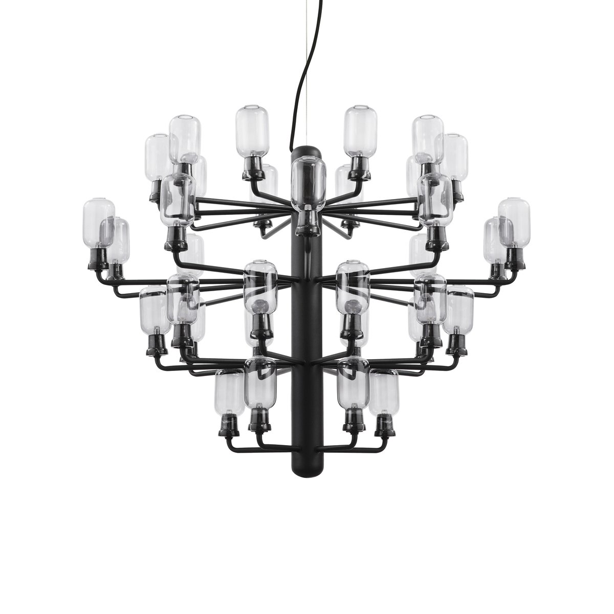 Bilde av Normann Copenhagen Amp lysekrone black large