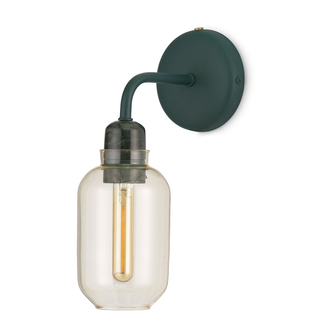 Bilde av Normann Copenhagen Amp vegglampe Gold-green