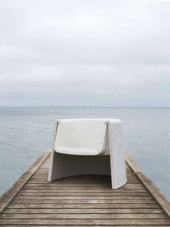Bit Lounge Chair lenestol, Hvit Normann Copenhagen