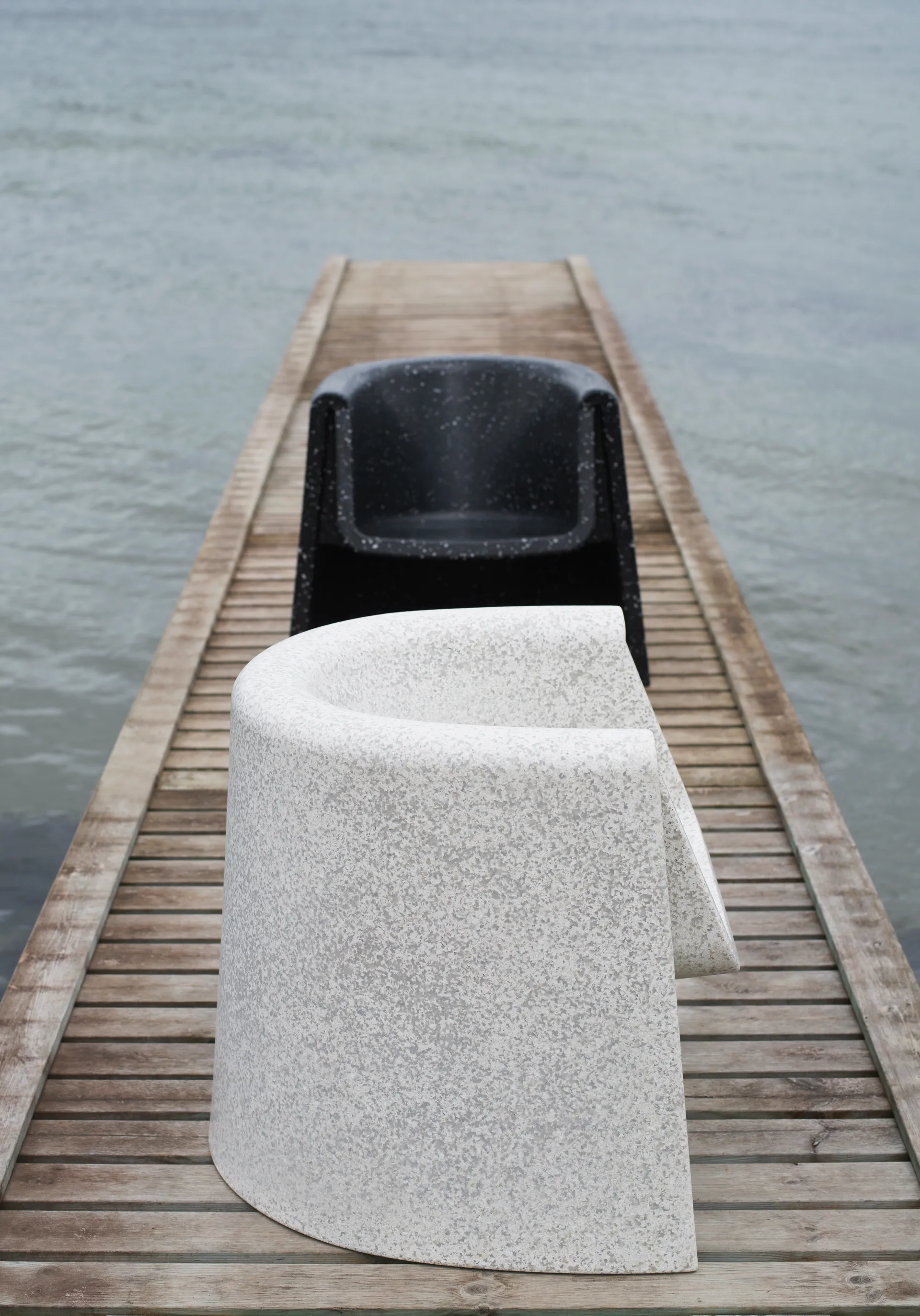 Bit Lounge Chair lenestol, Hvit Normann Copenhagen