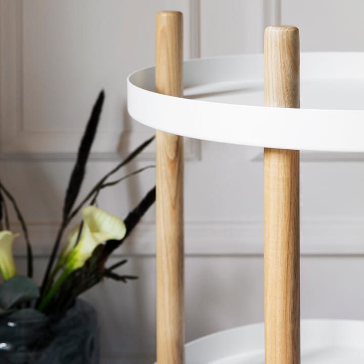 Blokk bord Ø45 cm, Hvit Normann Copenhagen