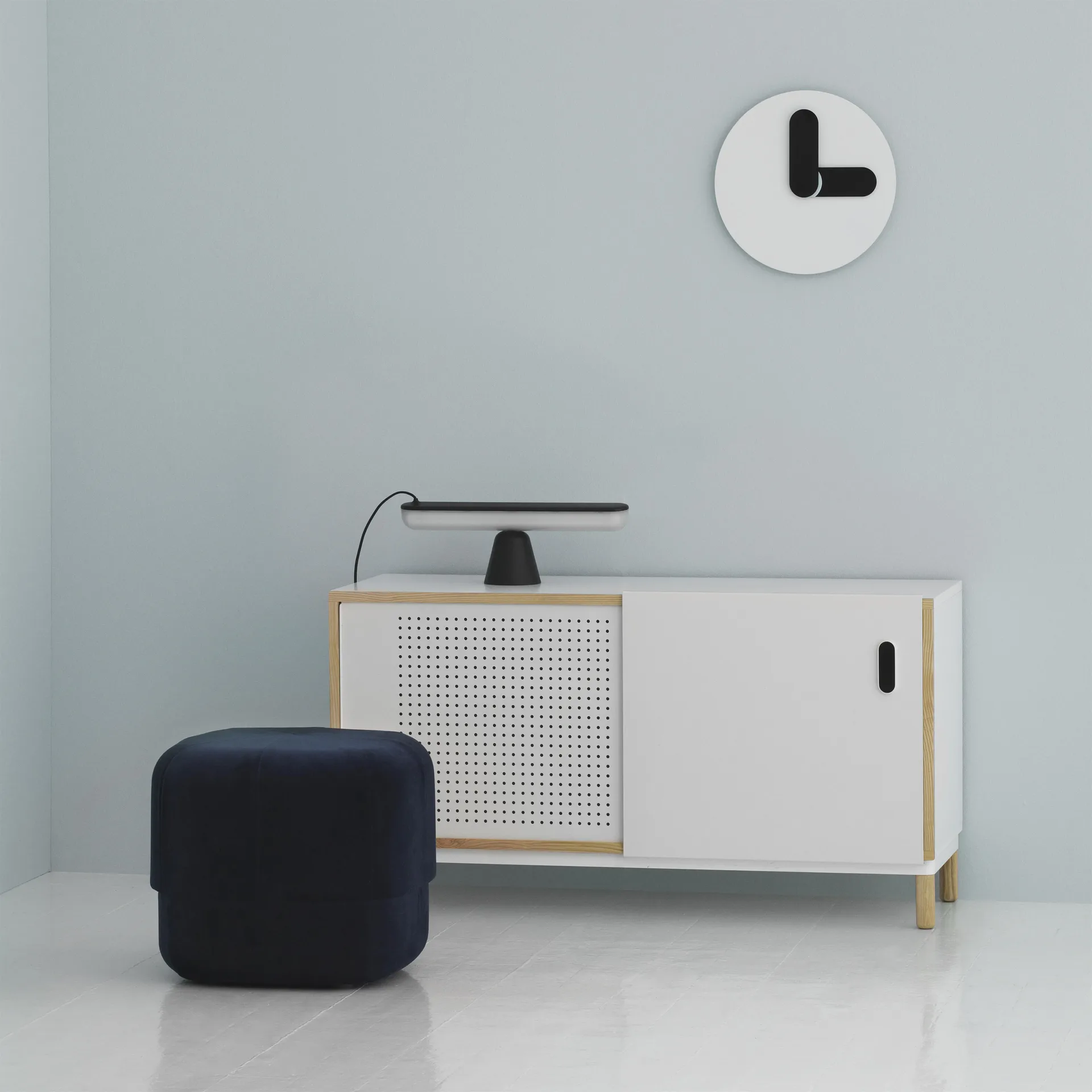 Bold veggur, hvit Normann Copenhagen